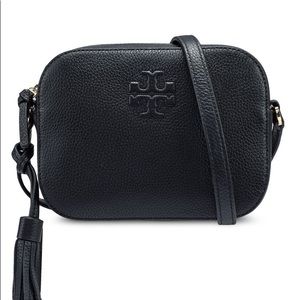 Tory Burch Black Thea Leather Camera Bag